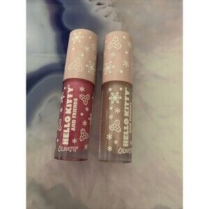 Colourpop X Hello Kitty SO CHILLY & Icicle Pop Lux Gloss .14 oz Full Each NWOB